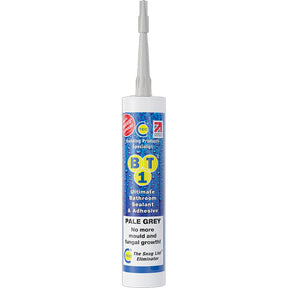 BT1 Ultimate Bathroom Sealant / Adhesive, Pale Grey 290ml