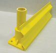 GRP Toe Plate (Kick Plate) 150 x 28 x 3mm W Section 6 Metre Yellow