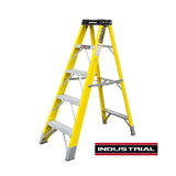 Jefferson 5 Tread x 1.34M Fibreglass Painters Step Ladder, EN131. JEFLADFGLS05