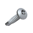 4.8 x 19mm Pan Resistorx T25 Self Drill Screw, Delta Protekt Coated Steel