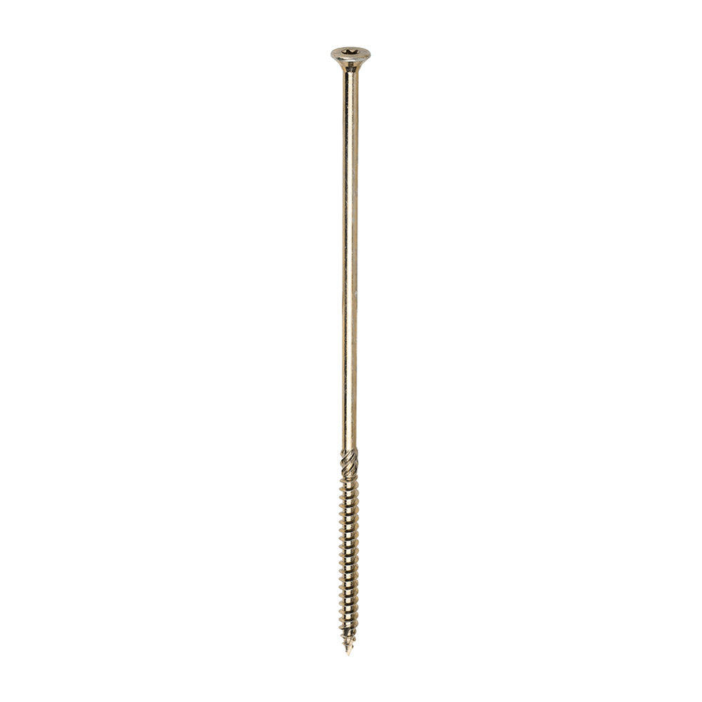 8.0 x 250 Timco Countersunk TX40 Clamp Fix C2 Woodscrews Yellow 80250C2C