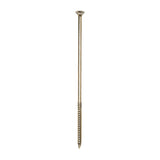 8.0 x 250 Timco Countersunk TX40 Clamp Fix C2 Woodscrews Yellow 80250C2C