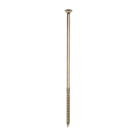 8.0 x 250 Timco Countersunk TX40 Clamp Fix C2 Woodscrews Yellow 80250C2C