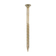 5.0 x 80 Timco Countersunk TX25 Clamp Fix C2 Woodscrews Yellow 50080C2C