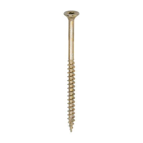 5.0 x 80 Timco Countersunk TX25 Clamp Fix C2 Woodscrews Yellow 50080C2C