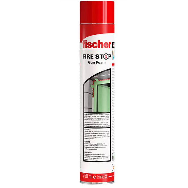Fischer B1 Firestop Expanding Foam Gun Grade 750ml Can 43712