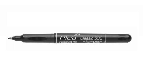 Pica 533/46 Permanent Pen Black Fine Tip 0.7mm