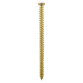 7.5 x 90mm Timco Multi-Fix Concrete screw, Zinc and Yellow 00090TCON
