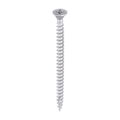 Timco 4.0 x 60 Countersunk Pozi Pz2, C2 Exterior Screws, Silver Organic