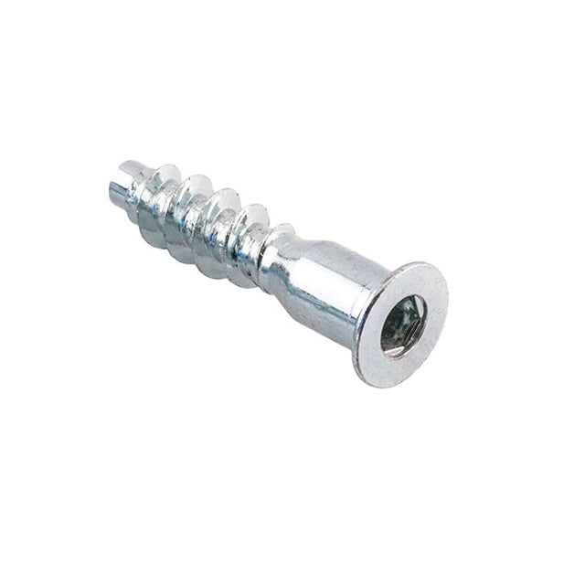 7 x 50mm Confirmat Screw, Countersunk, Hex Drive, Zinc Plated