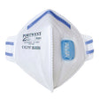 Portwest P251 - FFP2 Valved Fold Flat Respirator Face Mask (Pack of 20)