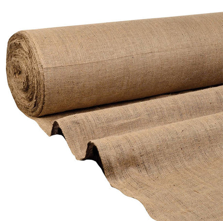 46M x 1370mm Builders Hessian for Brickwork Project