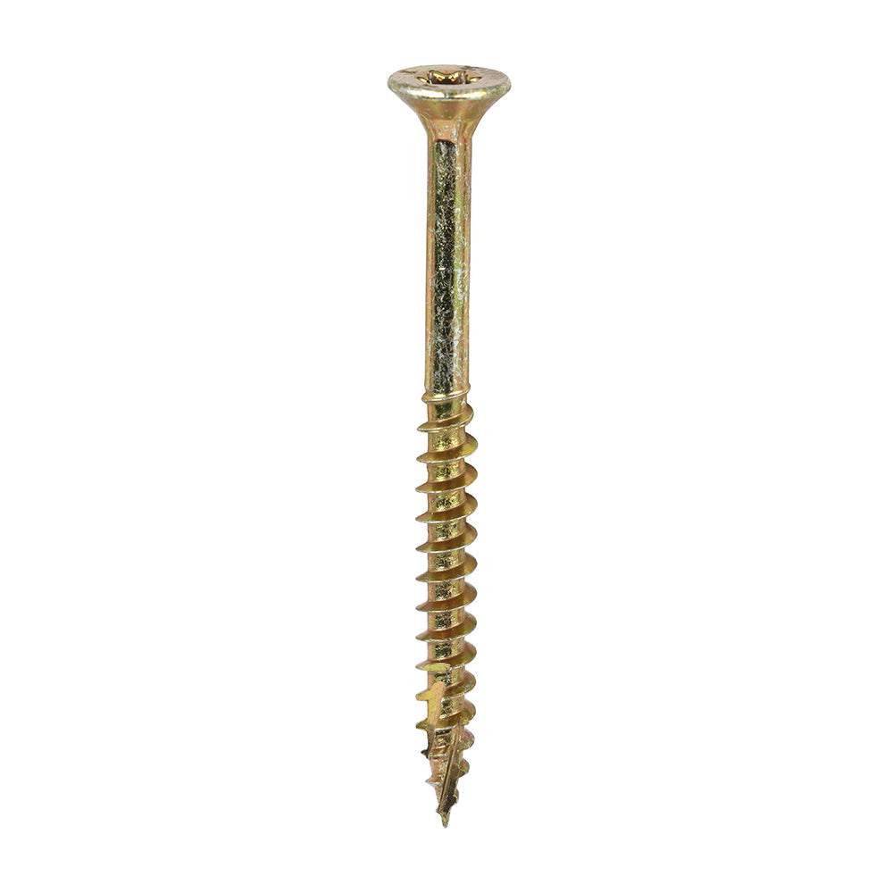 4.0 x 50 Timco Countersunk TX20 Clamp Fix C2 Woodscrews Yellow 40050C2C