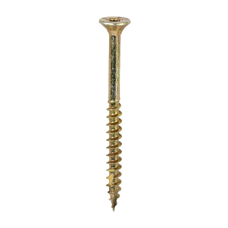 4.0 x 50 Timco Countersunk TX20 Clamp Fix C2 Woodscrews Yellow 40050C2C