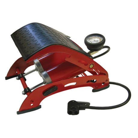 Faithfull Twin Cylinder Foot Pump Max 100psi FAIAUFPUMP2