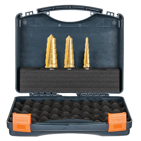 3 Piece Versadrive Impacta 5 - Step Drill Set 16, 22 & 26mm 506010-SET1