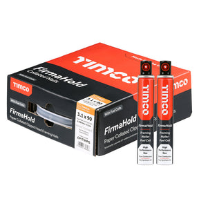 FirmaHold 3.1 x 90 Ring / FirmaGalv + 2 gas CPLT90PG (Paslode compatible) 2200 nails per box
