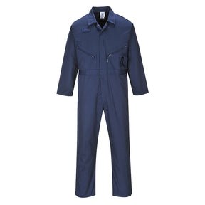XXXL Navy Portwest Safety Zip Front Coverall C813NARXXXL