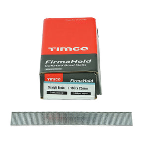Firmahold 18g x 25mm Galv Air Electric Brad (5000 nails per box) BG1825