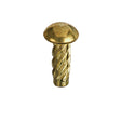 4 x 3/16" Round Head Type U Hammerdrive Screw Brassed
