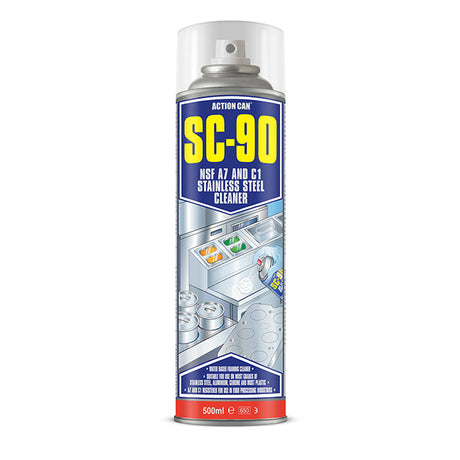 SC-90 Stainless Steel Cleaner Food Grade 500ml Aerosol