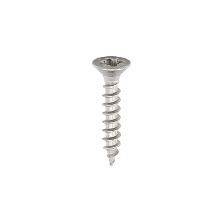 Timco 3.5 x 20 (6 x 3/4) Countersunk Pozi,  Woodscrew Stainless Steel A2 (304), 35020CLASS