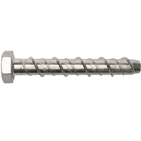 M10 x 150 Serbolt Hexagon Head Concrete Screw Bolt, Bright Zinc Plated