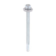 5.5 x 80mm (5/16" Hexagon Head) Self Drill Screws, Metal to Metal, Bright Zinc Plated For Steel 4-12.5mm Thickness with 16mm EPDM Washer ZH80W16B