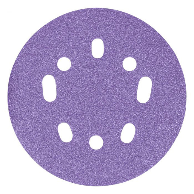 Trend 125mm Zirconium Random Orbit 80 Grit Sanding Disc, AB/125/80Z, Pack of 10