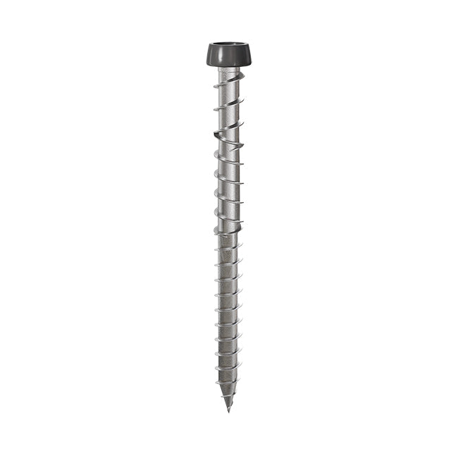 4.8 x 63mm Deck-Tite Composite Screw, T20 A2 Stainless Steel, Dark Grey