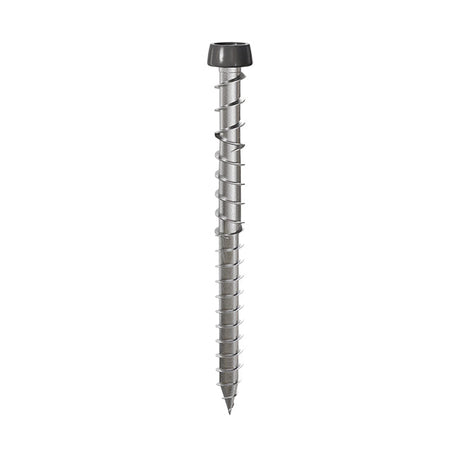 4.8 x 63mm Deck-Tite Composite Screw, T20 A2 Stainless Steel, Dark Grey