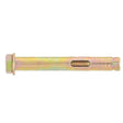 8mm (M6) x 90mm Loose Bolt Sleeve Anchor Scell-it, Yellow Zinc Plated SLHB08090