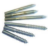 M8 x 100 Wood (45mm) to Metal (50mm) Steel Bright Zinc Plated Dowels