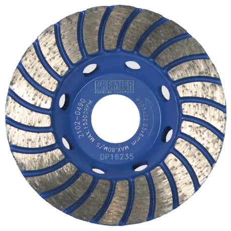 180mm x 22.2 P5-TCG Turbo Diamond Cup Grinding Wheel DP16245