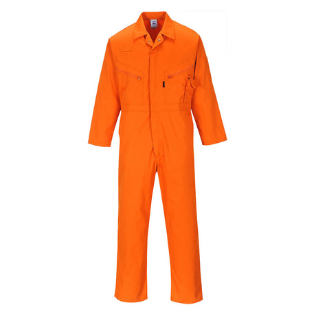 Medium Orange Portwest Safety Zip Front Coverall C813ORRM