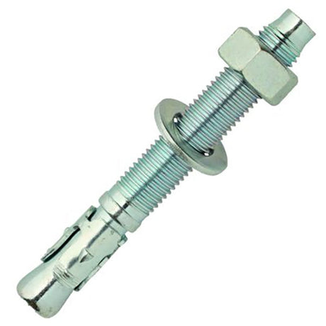 M10 x 110 Scell-it Through Bolt, Zinc Plated, ETA7 Option 7. TB7-10110