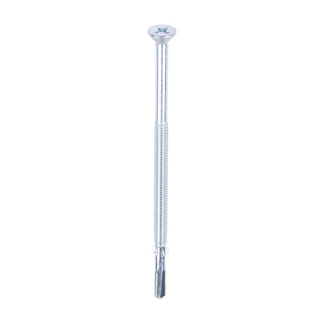 Timco 5.5 x 120mm Countersunk Self Drill Screws, Timber To Metal 3.0-12.0mm, Bright Zinc Plated, No3. Phillips Drive