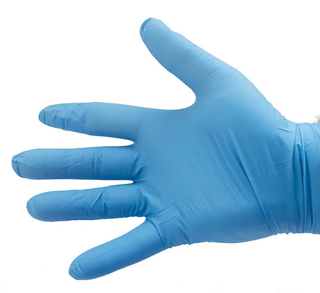 Large Blue Gliders Heavy Duty Nitrile Gloves (Box of 100)