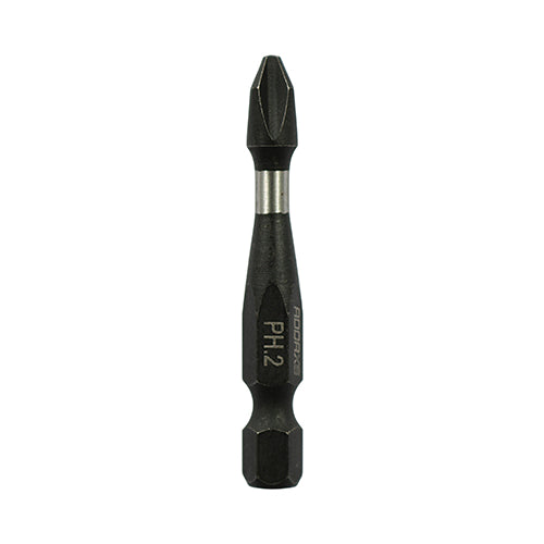 PH2 x 50mm Addax X6 Impact Screwdriver Bit (Pack of 5) 2PH50X6