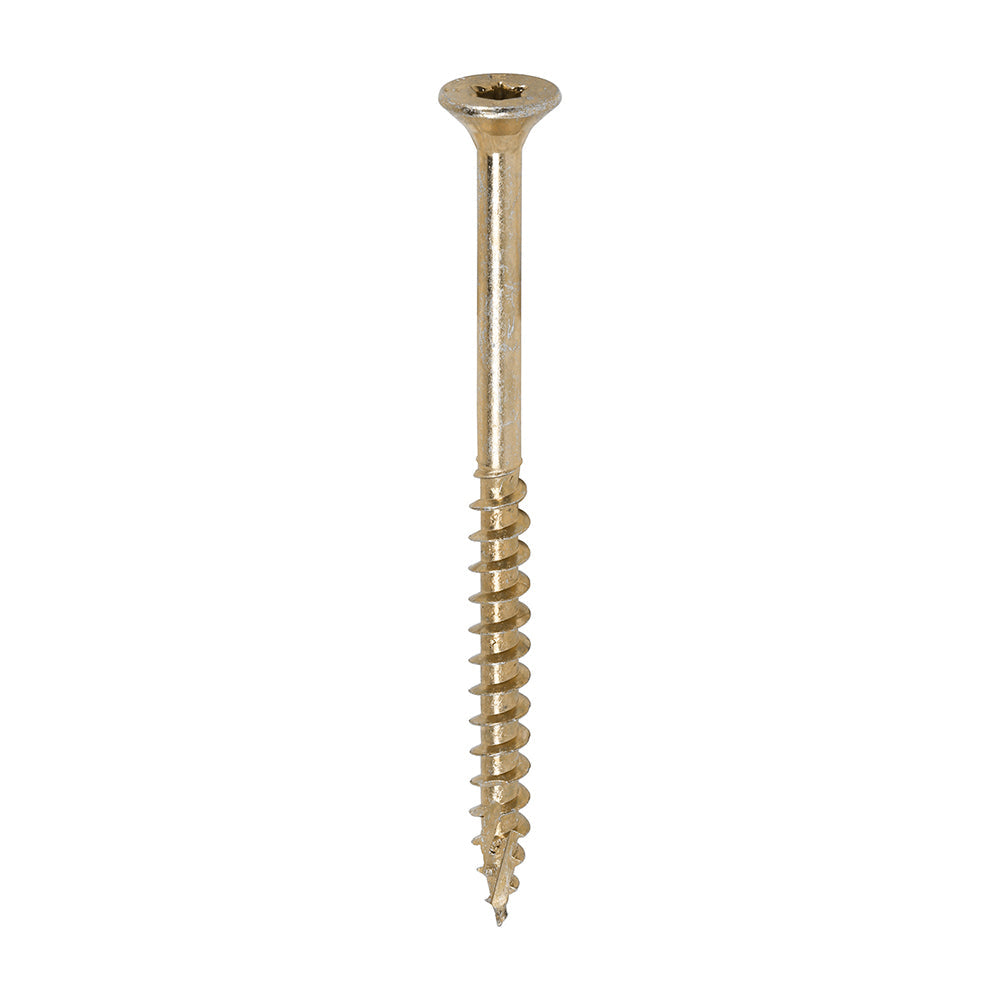 5.0 x 70 Timco Countersunk TX25 Clamp Fix C2 Woodscrews Yellow 50070C2C