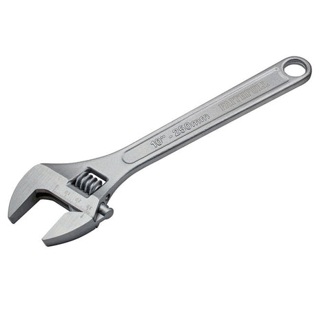 10" (250mm) Faithfull Chrome Adjustable Wrench FAIAS250MC