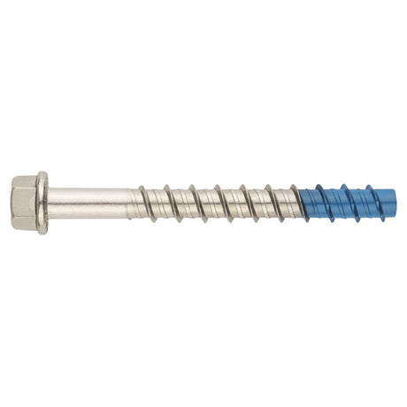 M10 x 100 Hex Flange Bimetal Concrete Anchor, Stainless Steel A4, TXE10100