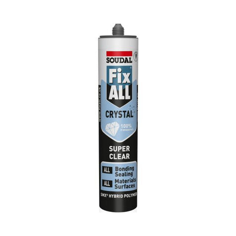 Soudal Fix All High Tack Adhesive Crystal (Fixall) 290ml