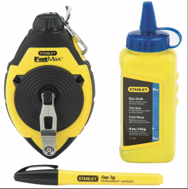 Stanley Fatmax 30M Chalk Line Set 0-47-681