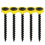 TIMco 3.5 x 65 Universal Collated Drywall Screws, Phillips Drive, Black Phosphate Finish, Pack of 1000 -  00065COLDYS