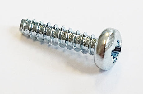 8x1/2" (4.2 x 12mm) Self Tapping Screw, Pan Pozi B, Steel Bright Zinc Plated, DIN 7981F