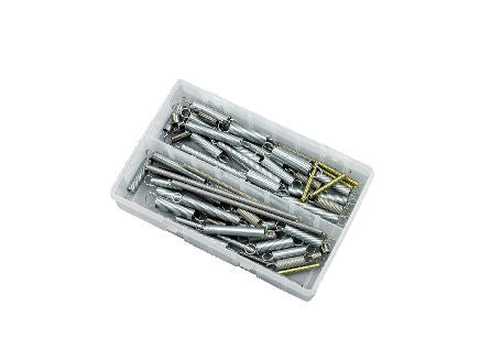 70pce Expansion Spring Kit. Bright Zinc Plated. Kitmaster KM105112