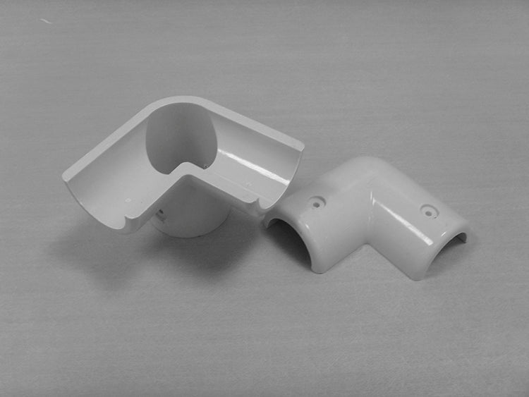 Grey 3 Way Corner (In two halves) MHCORNER3WG