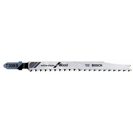Bosch T308B 117mm Jigsaw Blades Expert for Wood (pack of 5) p/no 2 608 663 750