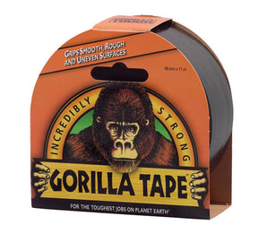 Gorilla Tape 11 Metre x 48mm Wide Premium Gaffa Tape, Black